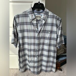 Plaid Short Sleeve Button Up